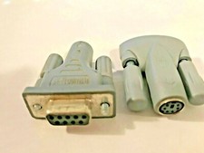 TWO OPEN BOX PS2 TO 9 PIN SERIAL ADAPTER - FOR PS2 MOUSE TO 9 PIN SERIAL MOUSE