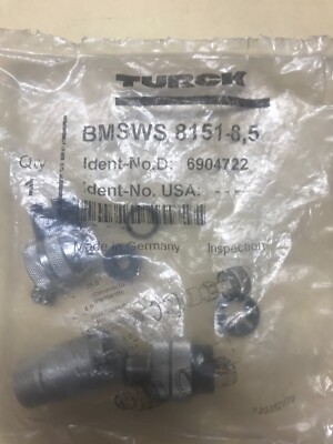 TURCK Anschlußstecker M12 5 pol.   /  BMSWS 8151-8,5   /  Ident-No.  6904722