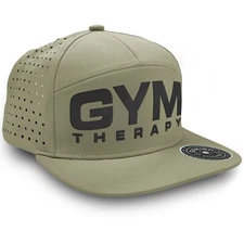 GYMISH Lifestyle Therapy Men's Workout Hat with Laser-Vented Design