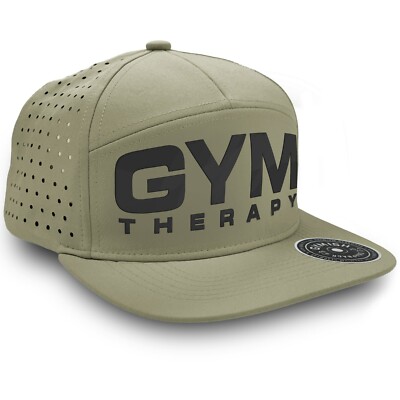 GYMISH Lifestyle Therapy Men's Workout Hat with Laser-Vented Design