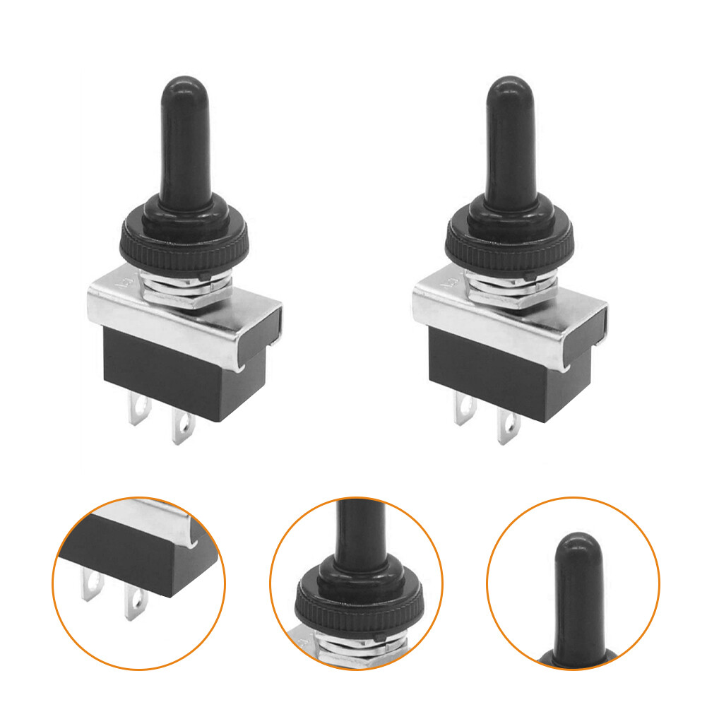 2pcs Protective Pin Heavy Duty On Off Toggle Switch Rubber Cover Easy ...
