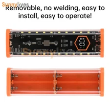 DIY Battery Case 8 Cell 21700 Battery Box Fast Charge Mobile Power Bank Case Kit