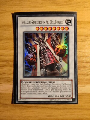 Karakuri-Stahlshogun Nr. 00x Bureido STOR-DE042 Ultimate Rare EX 1st 1. Auflage
