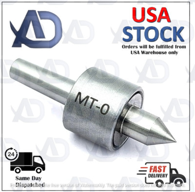 Triple Bearing MT2 Shank Live Revolving Center For Lathe Tailstock - M14 X 1 Thread, 5000 Max RPM - View #4