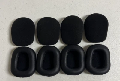 4 Each, Ear Pads Leather & Cushion Foam For BlueParrott B450-XT B450XT Headset