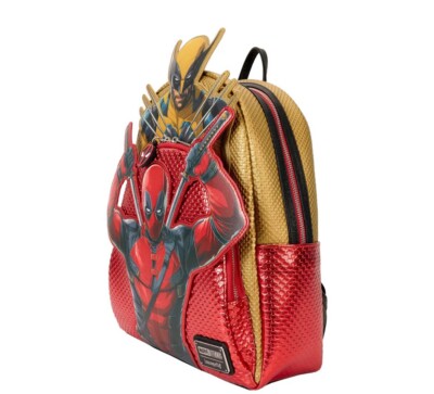 NWT Loungefly Deadpool Wolverine Marvel Iconic Backpack HTF DEADPOOL-AND-WOLVERINE-038.jpg main image 3