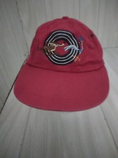 Vintage 1991 Looney Tunes Warner Bros Red Youth Baseball Cap Embroidery Stitched