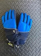 New Champion Waterproof Boys Gloves Sz 4/7 Blue