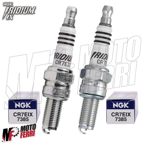 MF1376 - 2 Candela Candele NGK CR7EIX Iridium Yamaha TMax 500 530 da 2001 a 2019 - Foto 5 di 5