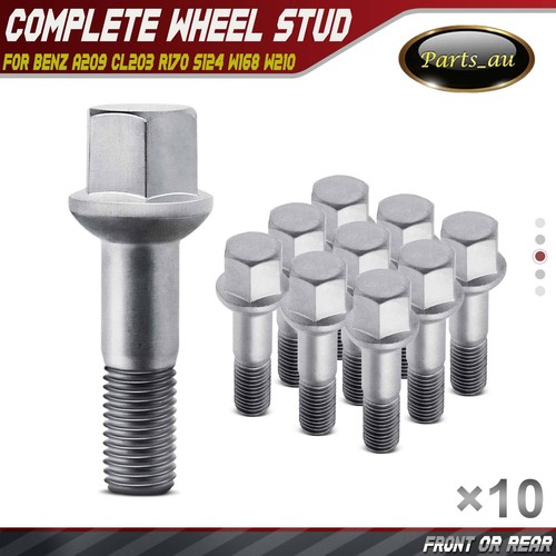 10x Wheel Bolt Studs for Mercedes Benz W124 W168 W203 W210 SLK200 SL500