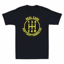 Don't T-shirt Cars Mechanic Themselves Car Men's Racing Real Vintage Shift Funny