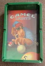 Vintage 1992 Camel Lights Joe Cool Cigarette Billiard Pool Table Ashtray