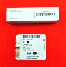 1x Genuine Vauxhall Spark Plug Astra J K, Insignia, Corsa E, Zafira C - 55490097