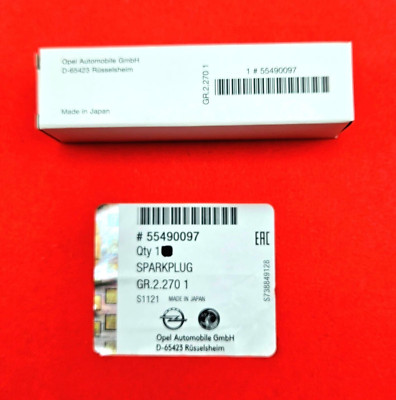 1x Originale Opel Zündkerze Astra J K, Insignia, Corsa E, Zafira C - 55490097