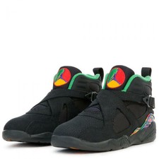 green and orange jordan 8