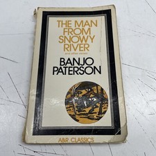 VINTAGE RETRO Book Paperback Novel - 1976 Man From Snowy River Banjo Paterson