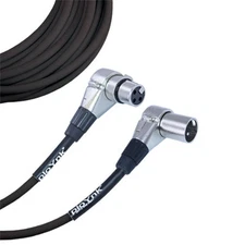 PLOYNK adjustable clockable Right Angle male to female XLR balanced patch cord