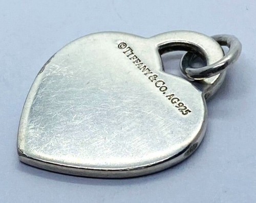Tiffany & Co Sterling Silver 925 Letter E Alphabet Initial Heart - Picture 3 of 8