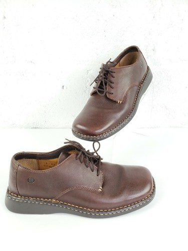 casual brown oxfords