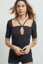Urban Outfitters Jules Keyhole Catsuit Romper Size M D17