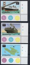 Vanuatu 1986 - Ameripex '86 - Set of 3 (RH Bottom Corners) - MNH