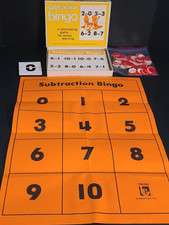 COMPLETE TREND Enterprises SUBTRACTION BINGO For A Group Or Class Of 36 Students