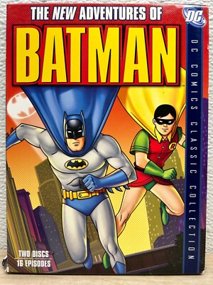DC Comics Classic Collection The New Adventures Of Batman DVD 2 Disc Set