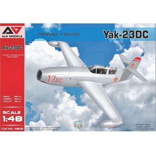 1/48 A&A Models AAM 4802 Yakovlev Yak-23 DC - Bild 1 von 14