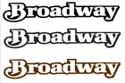 BROADWAY sticker for Renault 9 11 r9 r11
