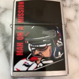 Zippo Lighter Dale Earnhardt Sr MAN ON A MISSION Brushed Chrome NASCAR
