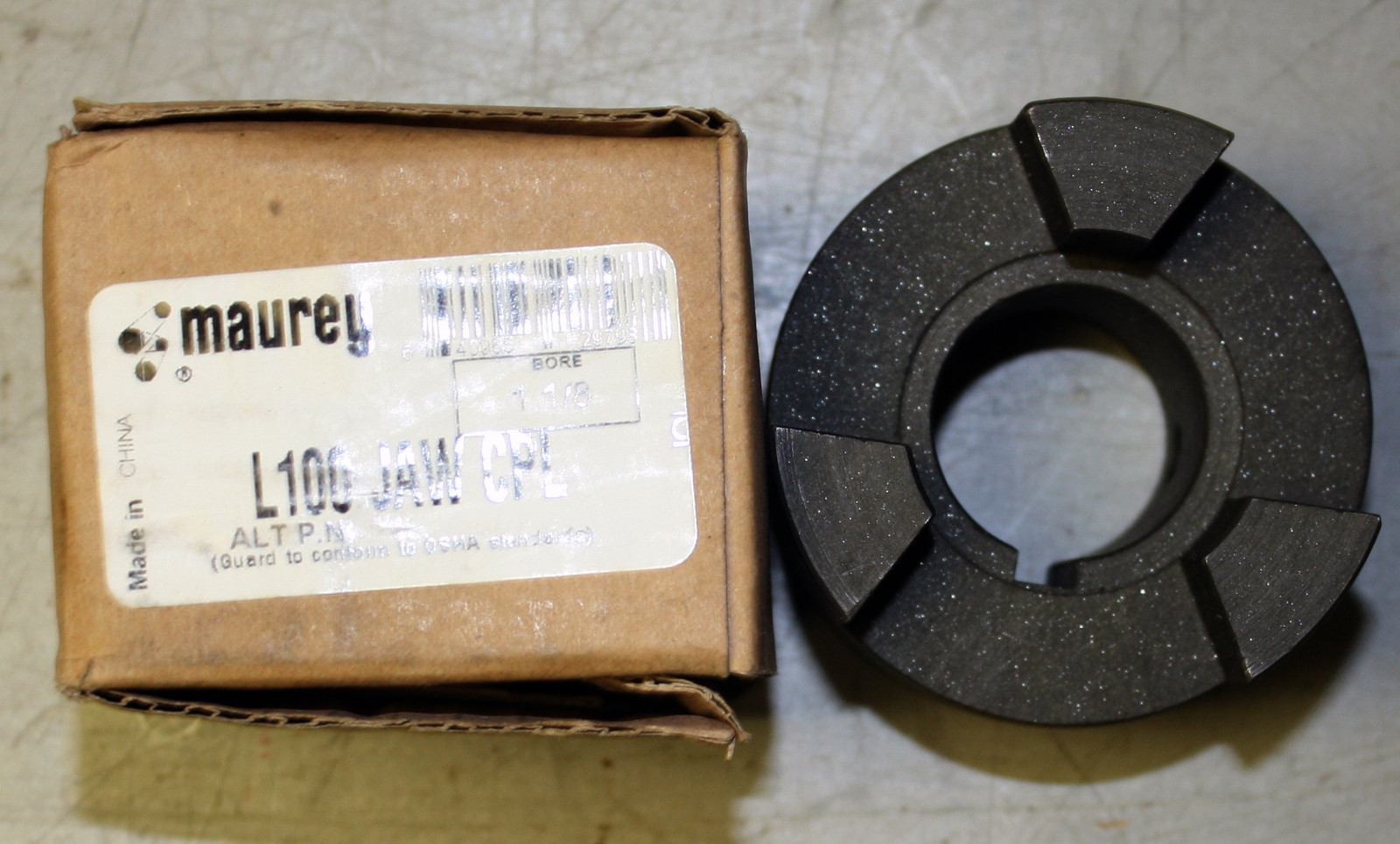 Maurey Manufacturing L100 1 1/8" Jaw Coupling Lovejoy Style Coupler eBay