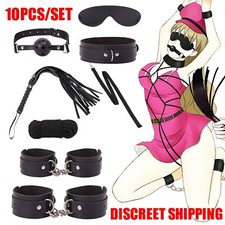 10Pcs Set Restraint Erotic Bondage Ropes Kit BDSM Games Sex Toys for Couple Fun