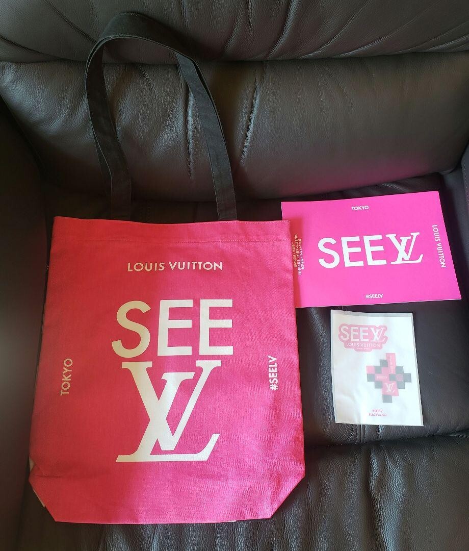 Louis Vuitton SEE LV エコバッグ ピンク 2022年限定 Louis Vuitton SEE LV エコバッグ ピンク 2022年限定 バッグ
