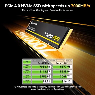Yottamaster SSD PS5 PCIe4.0 NVMe M.2 2280 SSD Internal Solid State
