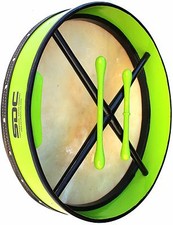 BODHRAN GREEN 18" WITH BAG AND 2 BEATERS LOWEST PRICE
