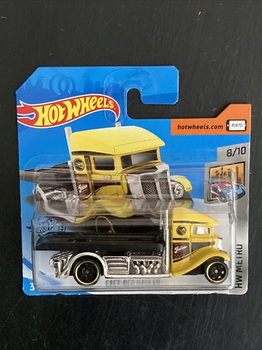 2019 Hot Wheels Treasure Hunt Fast-Bed Hauler Short Card HW Metro