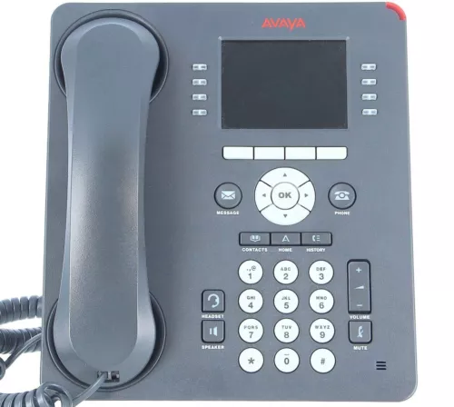 AVAYA 9611G IP Desktop Telefon VoIP-Systemtelefon Grau