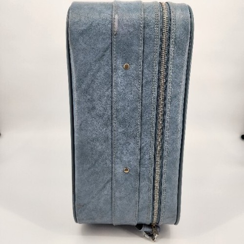 Vintage 1978 Blue American Tourister Luggage Set Soft 2 Pieces Suitcase - Picture 19 of 24