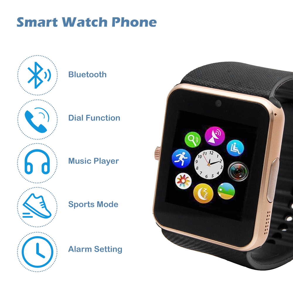 2018 GT08 Bluetooth Smart Watch Phone Camera Wrist watch fr Android & iOS | eBay