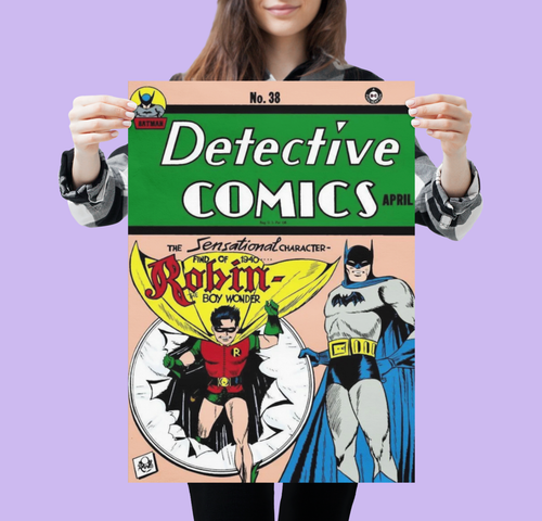 Comicbuch Cover Poster Vintage ikonische Umschläge Retro klassische Wandkunst Dekor - Bild 11 von 22