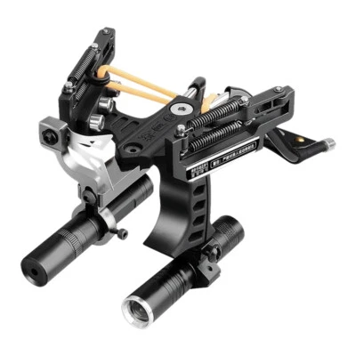 AMEYXGS Hunting Catapult Fishing Sling Laser Set Wrist Brace Bowfishing Outdoor Shooting