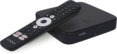 STRONG SRT423 - Android TV Box - 4K UHD - DVB-T2 & Kabelreceiver - Google-Zertif