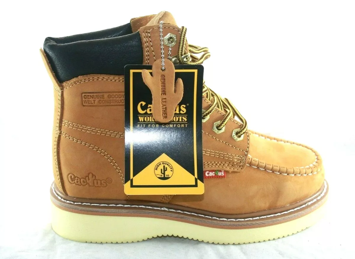 MEN S CACTUS FOOTWEAR 611 M TAN OIL RESISTANT POLYURETHANE OUTSOLE