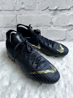 Nike Mercurial Superfly 6 SG-PRO ACC Elite Fußballschuhe Gr. UK 6 schwarz gold