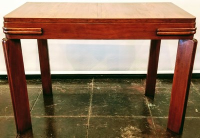 Art Deco Art Moderne Streamline Pier Table Writing Desk From