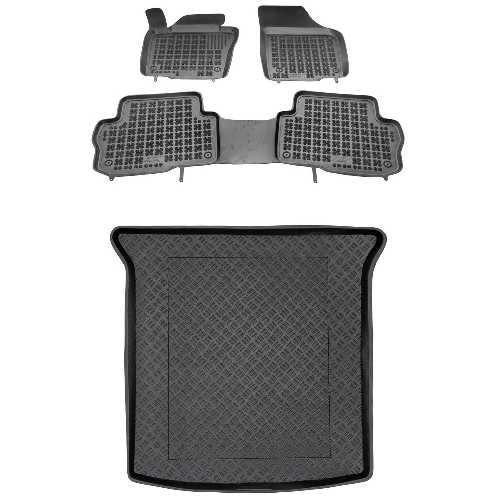Tapis de coffre étanche et sol anti-boue pour VW SHARAN II d