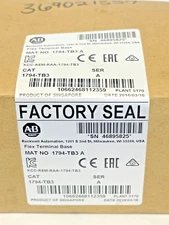 ALLEN BRADLEY - 1794-TB3 SER A - FLEX TERMINAL BASE - 16 I/O,10 COM,10 A,132 VAC