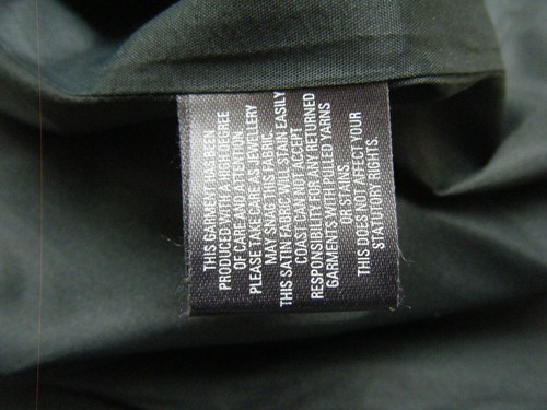 Coast ~ Ladies Black Lined "Satin Feel" Skirt ~ Size 10 - Picture 4 of 4