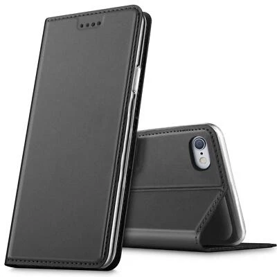 Étui à Clapet Pour Apple IPHONE 6 6s Etui Coque Portable Housse Pliante Slim - Photo 1/4