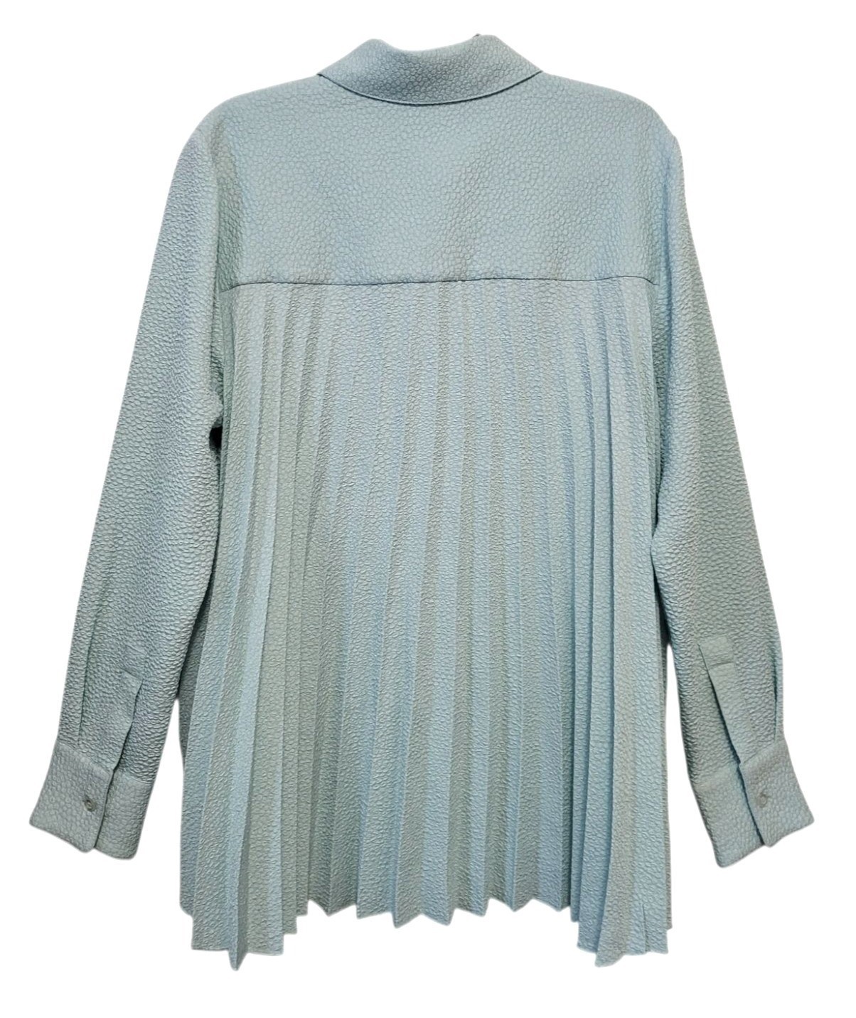 Tuckernuck Adele Crepe Button Down Pleated Swing … - image 5